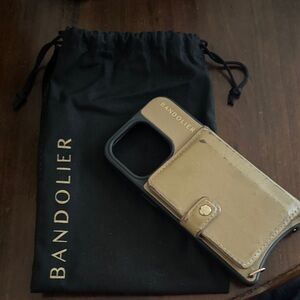Bandolier Beige Mila Phone Case with Strap